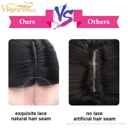 Synthetic Top Quality Wig Vendor Heat Resistant Highlinght Ombre Long Straight Lace Frontal Synthetic Hair Wigs Free Sample